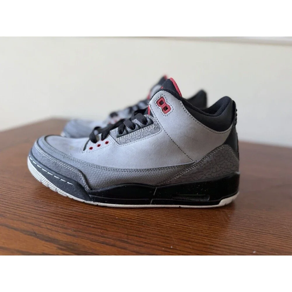 Size 10 - Air Jordan 3 Retro Stealth Sneakers Men's 136064-003 Shoes 2011